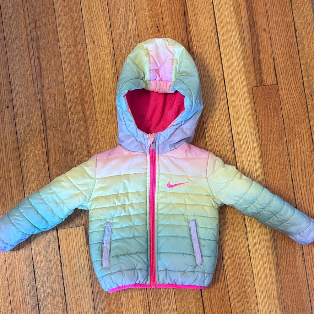 Nike Ombré Kids 12M Hooded Puffer Jacket